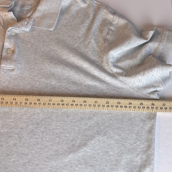 DANIEL CREMIEUX SZ XXL HEATHERED GRAY COTTON POLO EUC - Picture 3 of 7